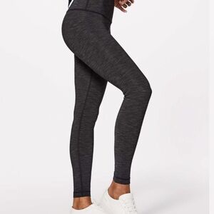 Lululemon Wunder Under Hi-Rise Tight (Brushed 28")
Heathered Black